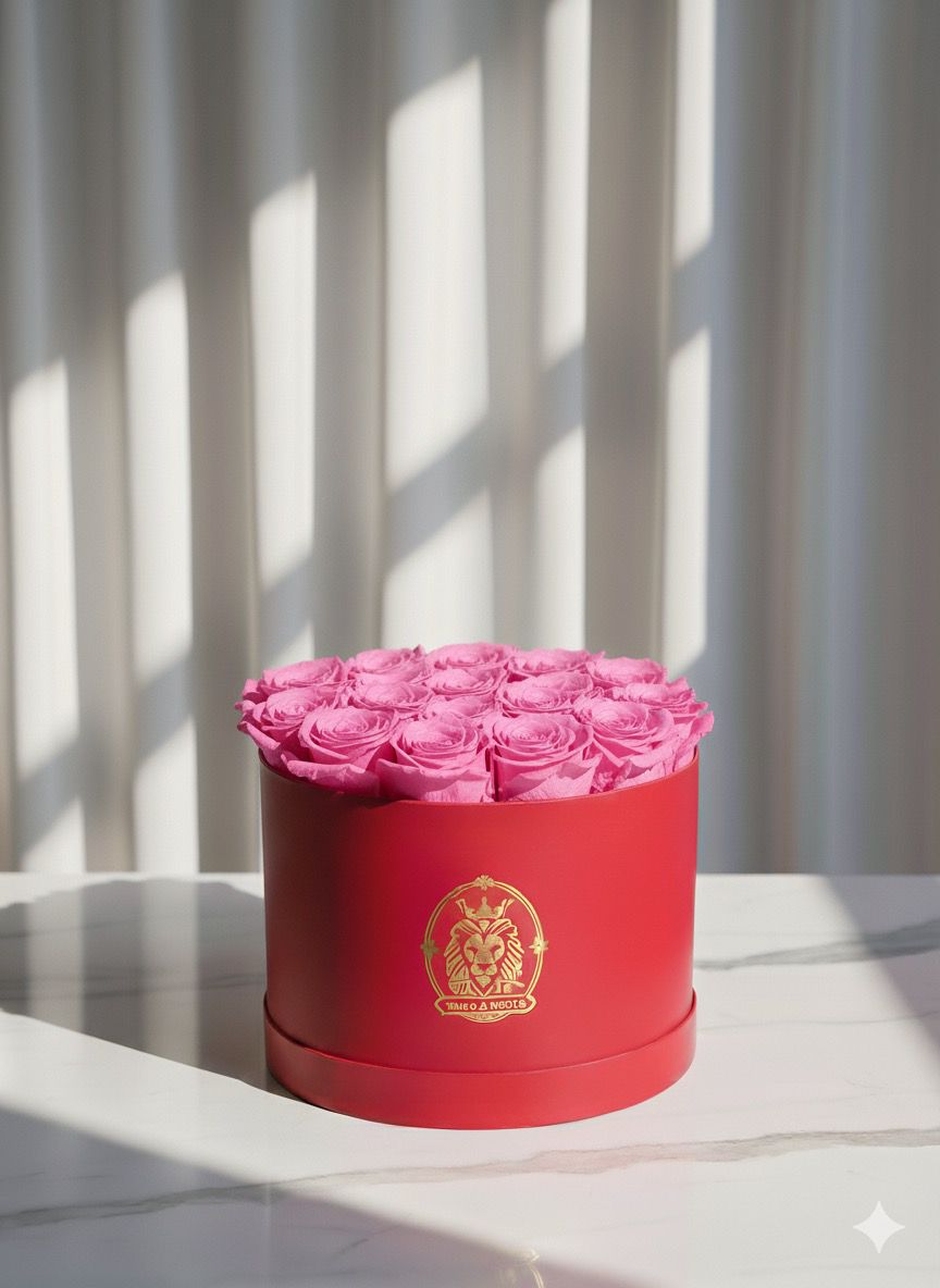 Caja de Rosas Naturales