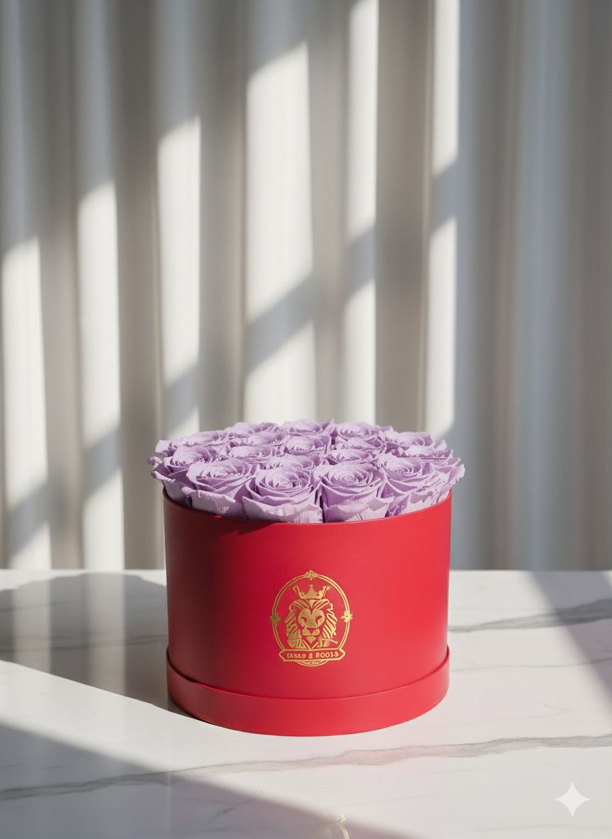 Caja de Rosas Naturales