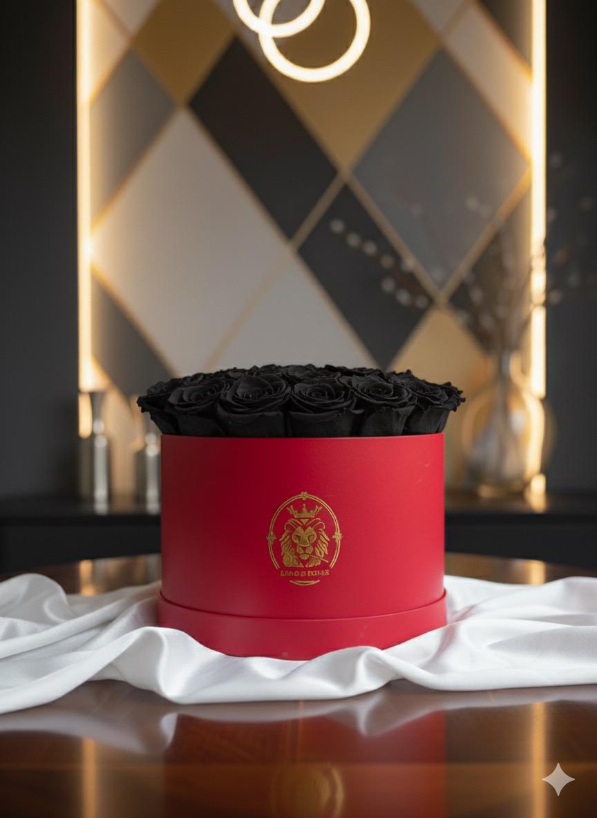 Caja de Rosas Naturales