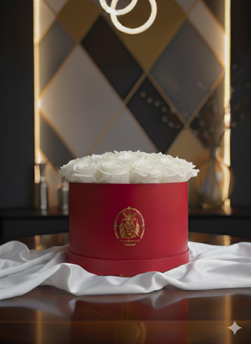 Caja de Rosas Naturales