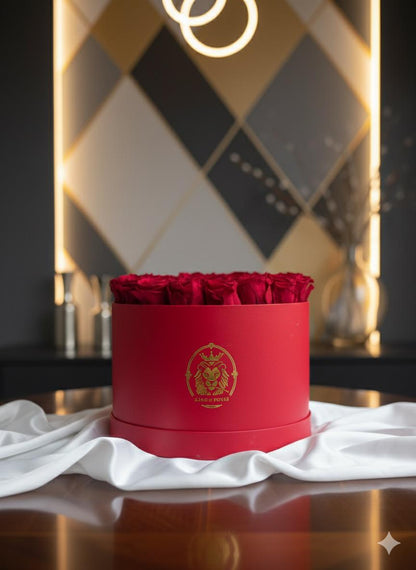 Caja de Rosas Naturales