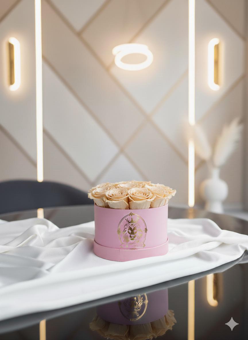 Caja de Rosas Naturales