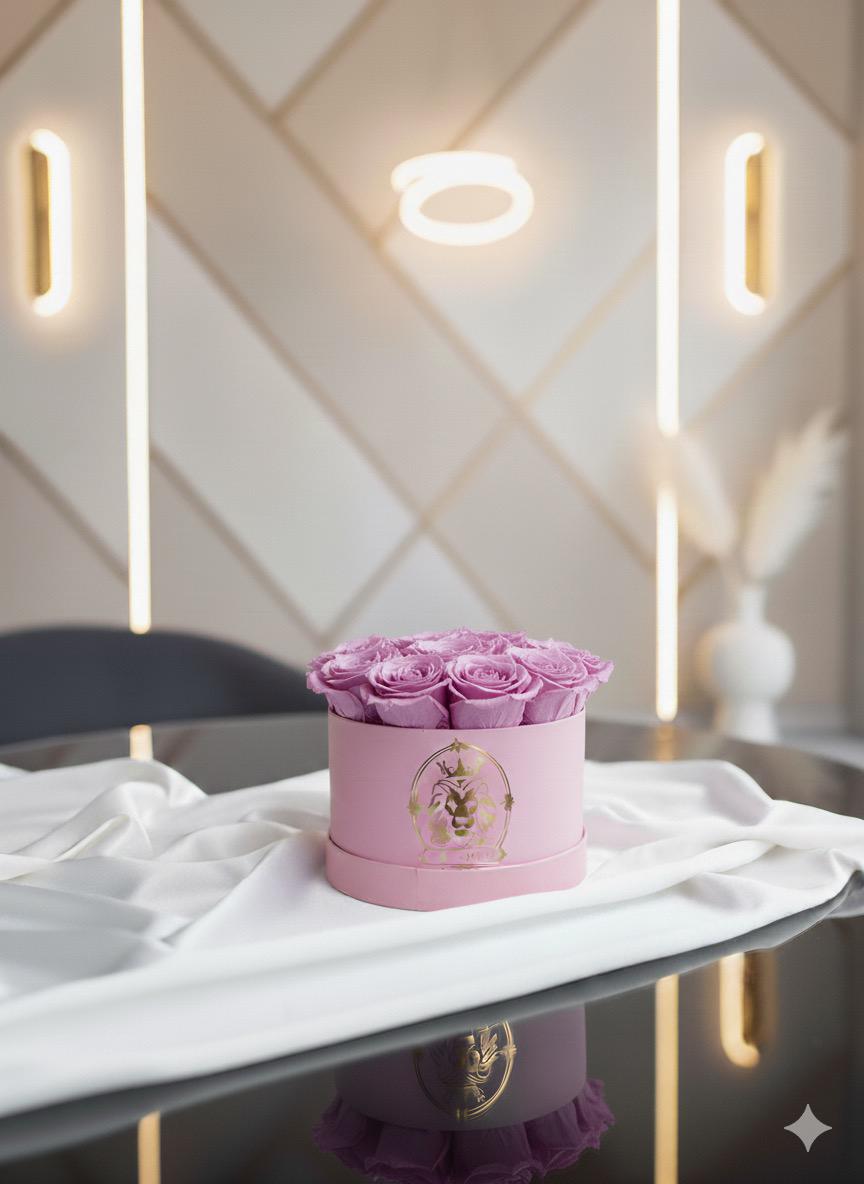 Caja de Rosas Naturales