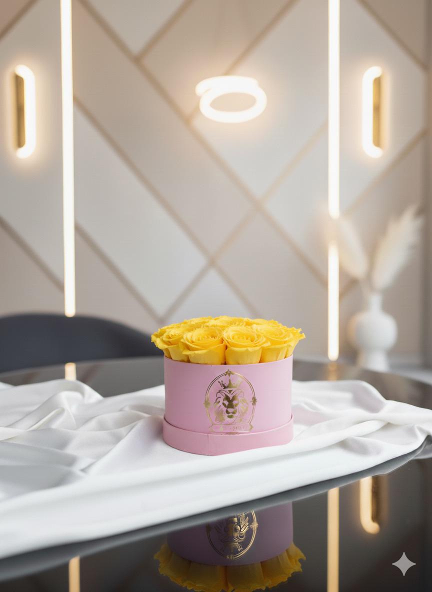 Caja de Rosas Naturales