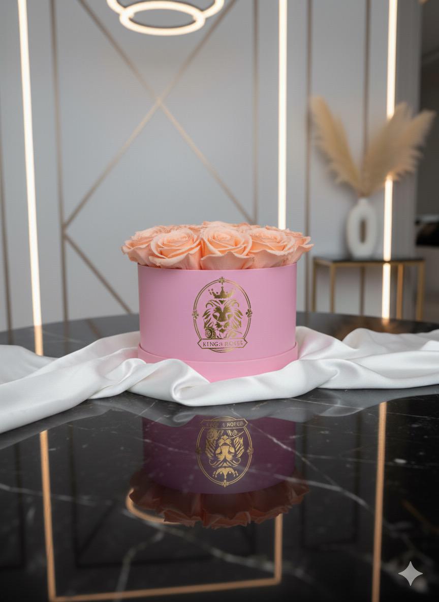 Caja de Rosas Naturales