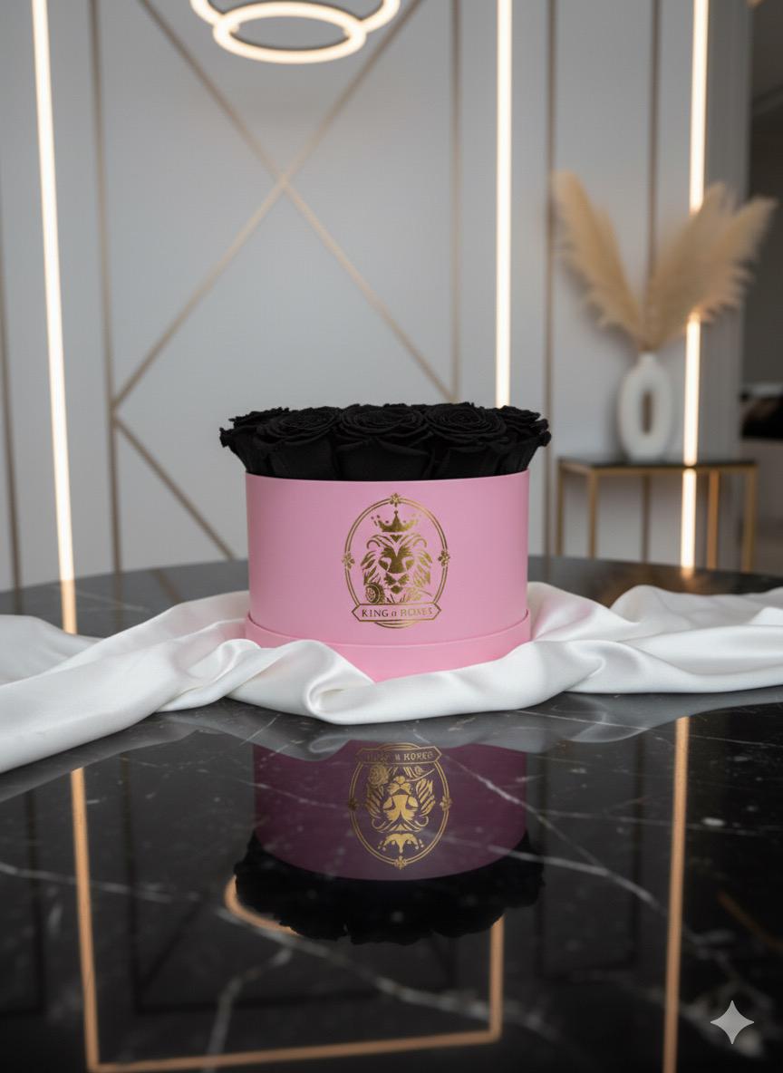 Caja de rosas eternas