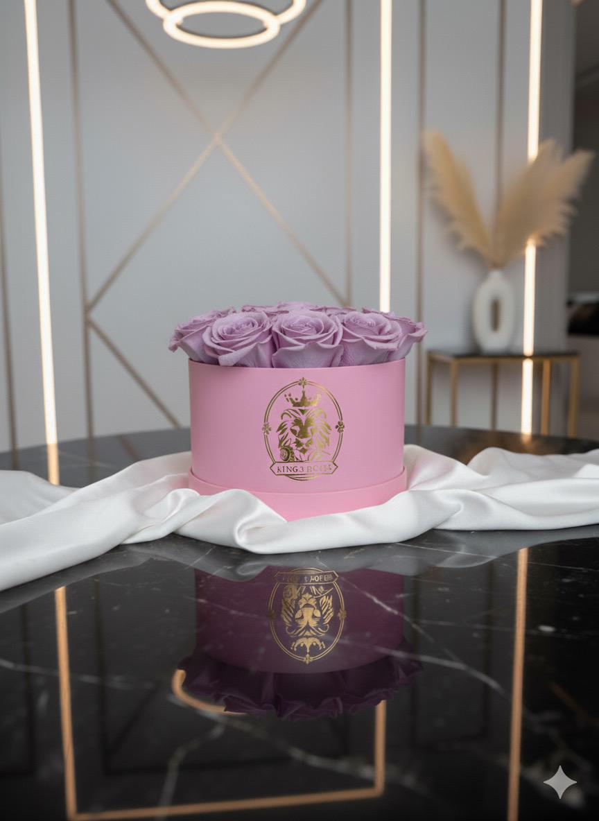 Caja de rosas eternas