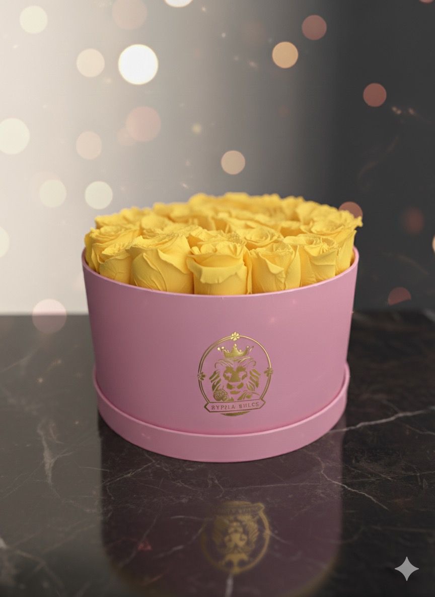 Caja de Rosas Naturales