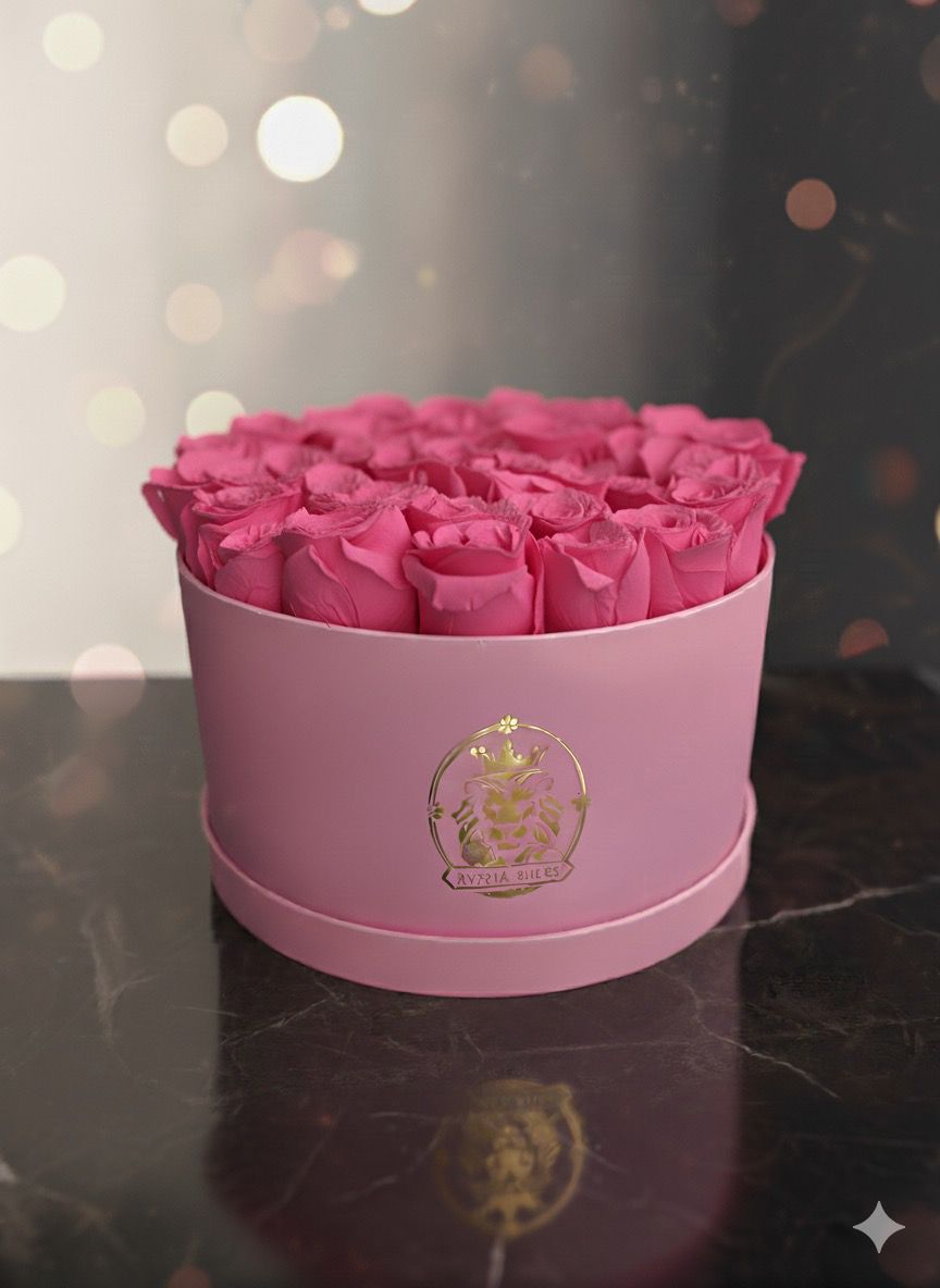 Caja de Rosas Naturales