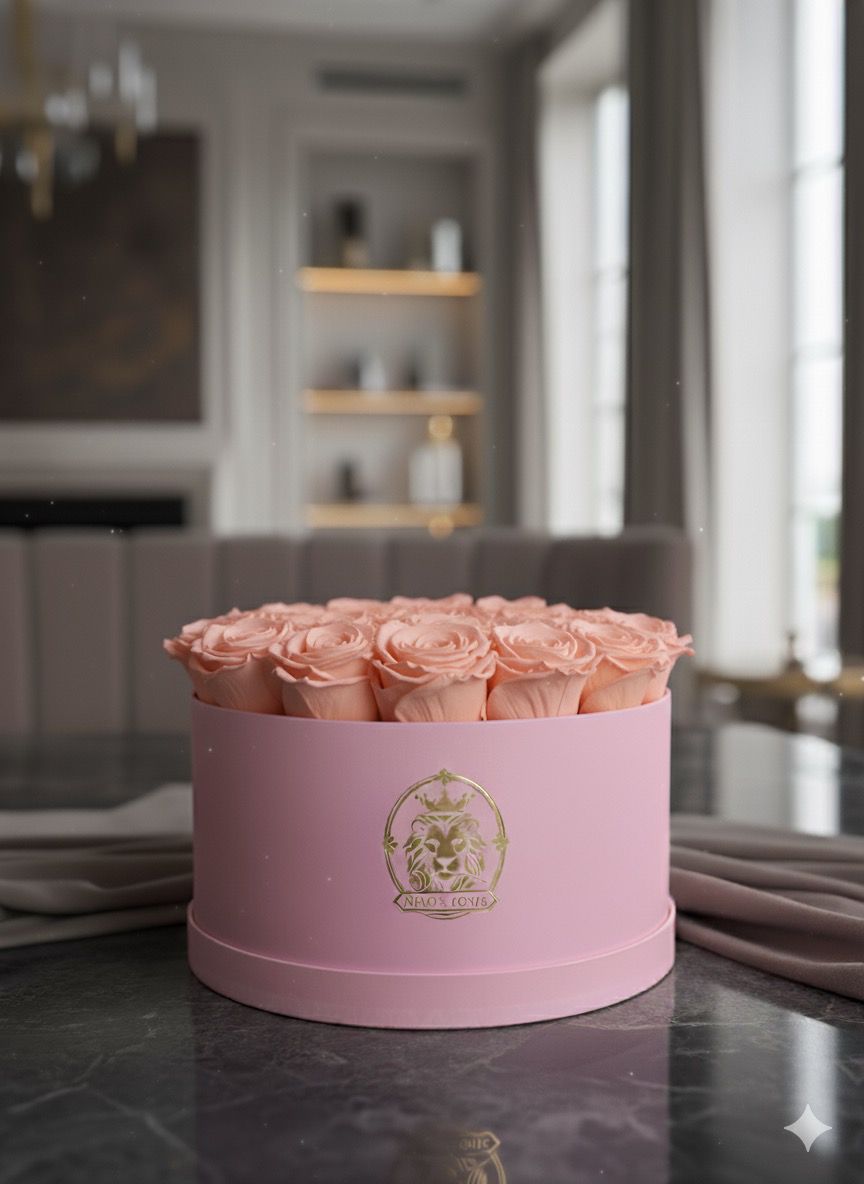 Caja de Rosas Naturales