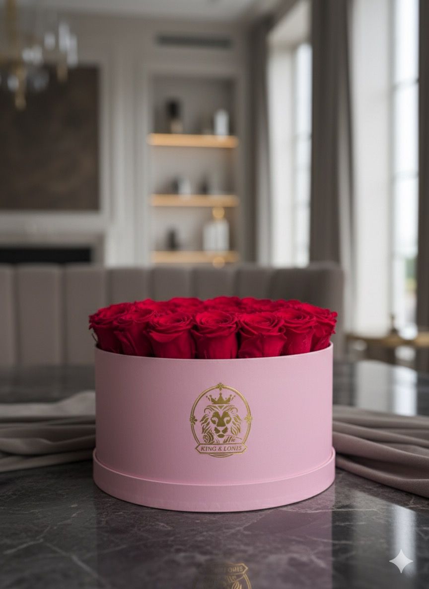 Caja de Rosas Naturales