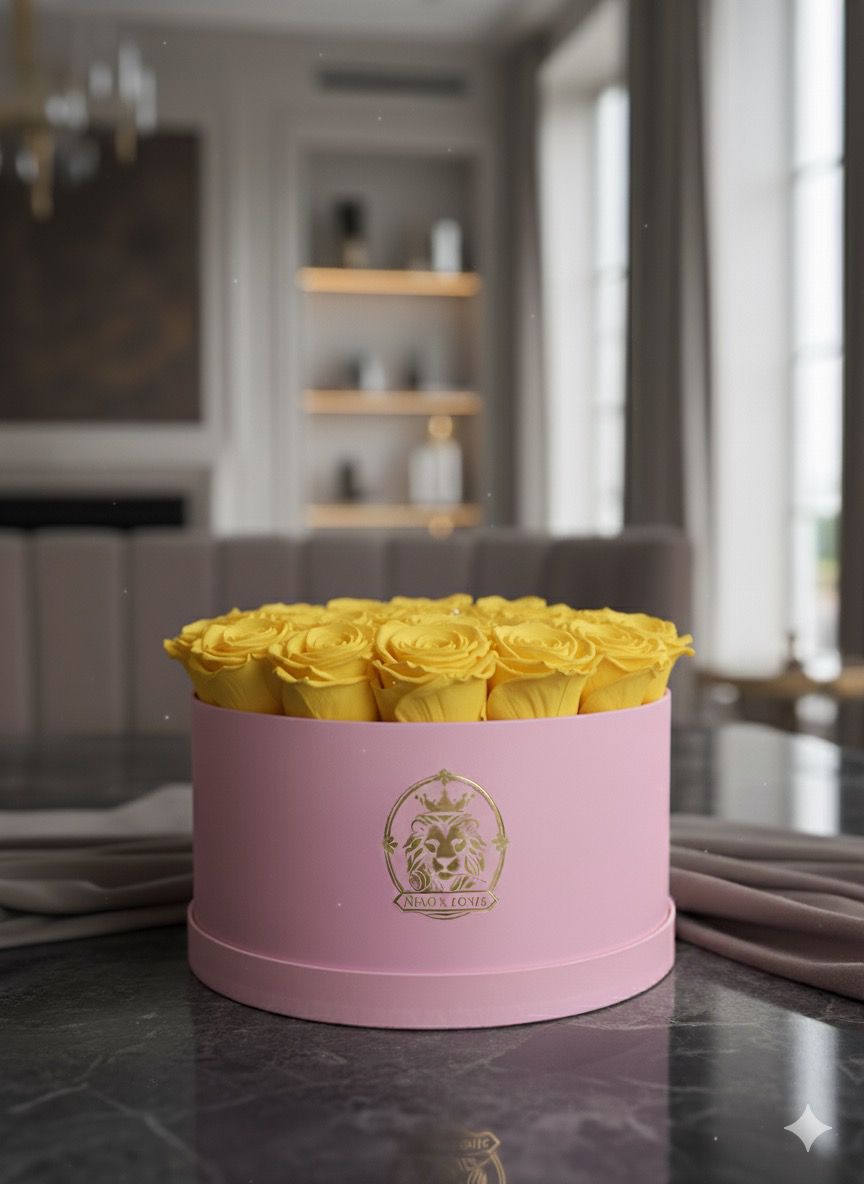 Caja de Rosas Naturales